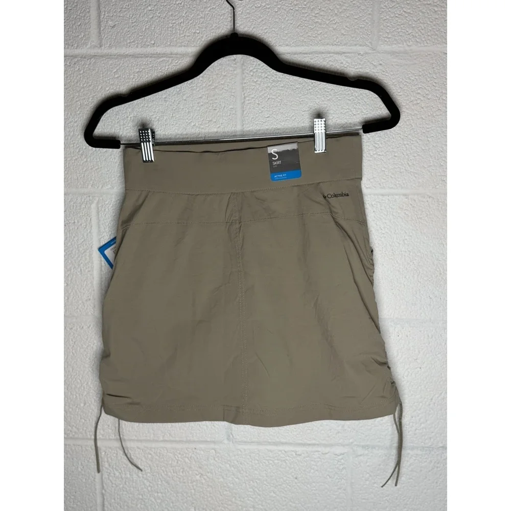 Columbia Sandy River Skort Womens Small Tusk Omni Shade UPF Hiking NWT